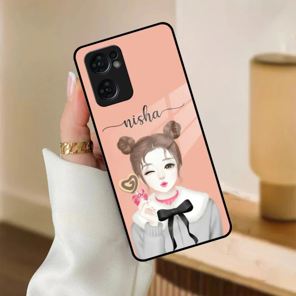 Candy Wink Customize Glass Case Cover For Oppo - ShopOnCliQ