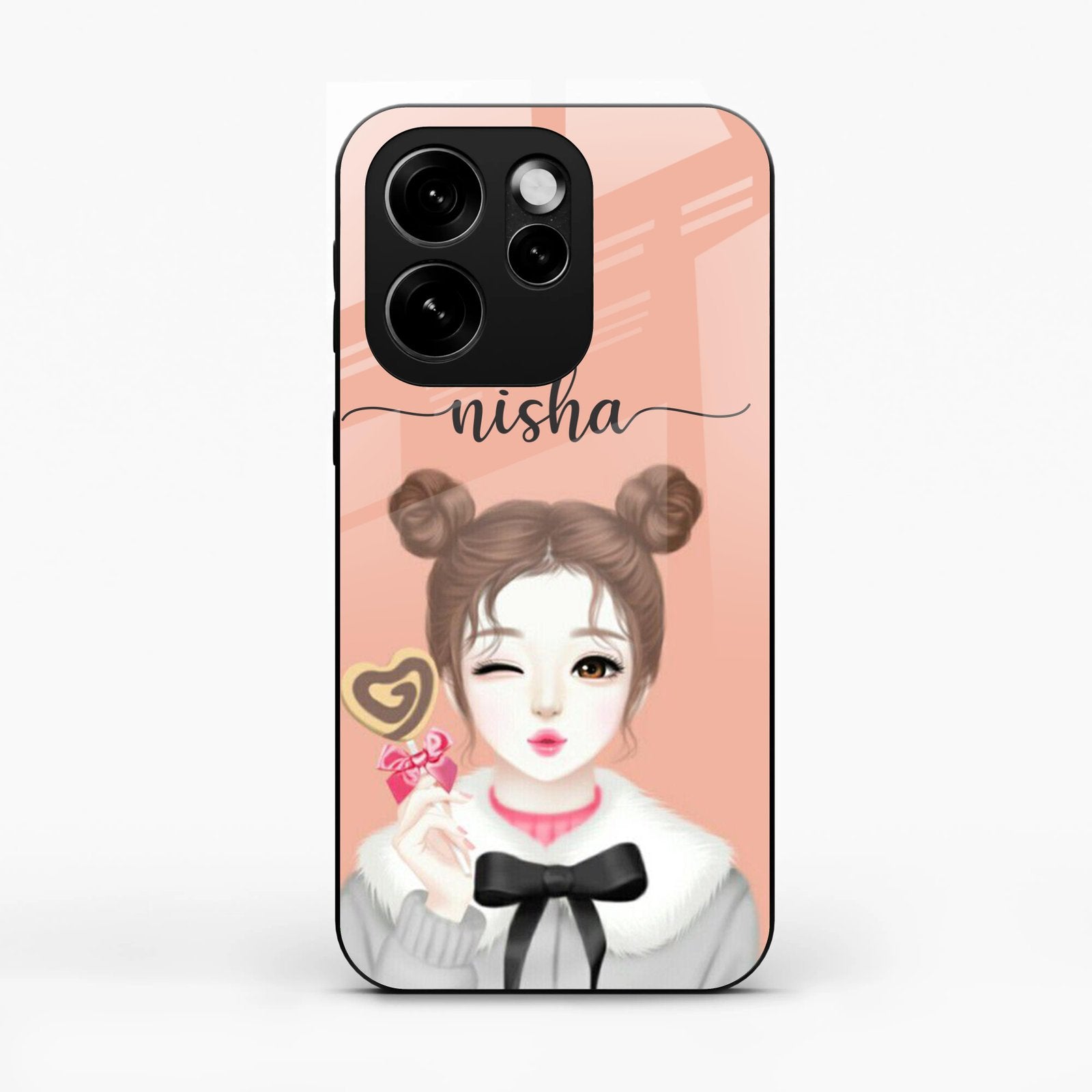Candy Wink Customize Glass Case Cover For Oppo Reno15 Pro Mini 5G