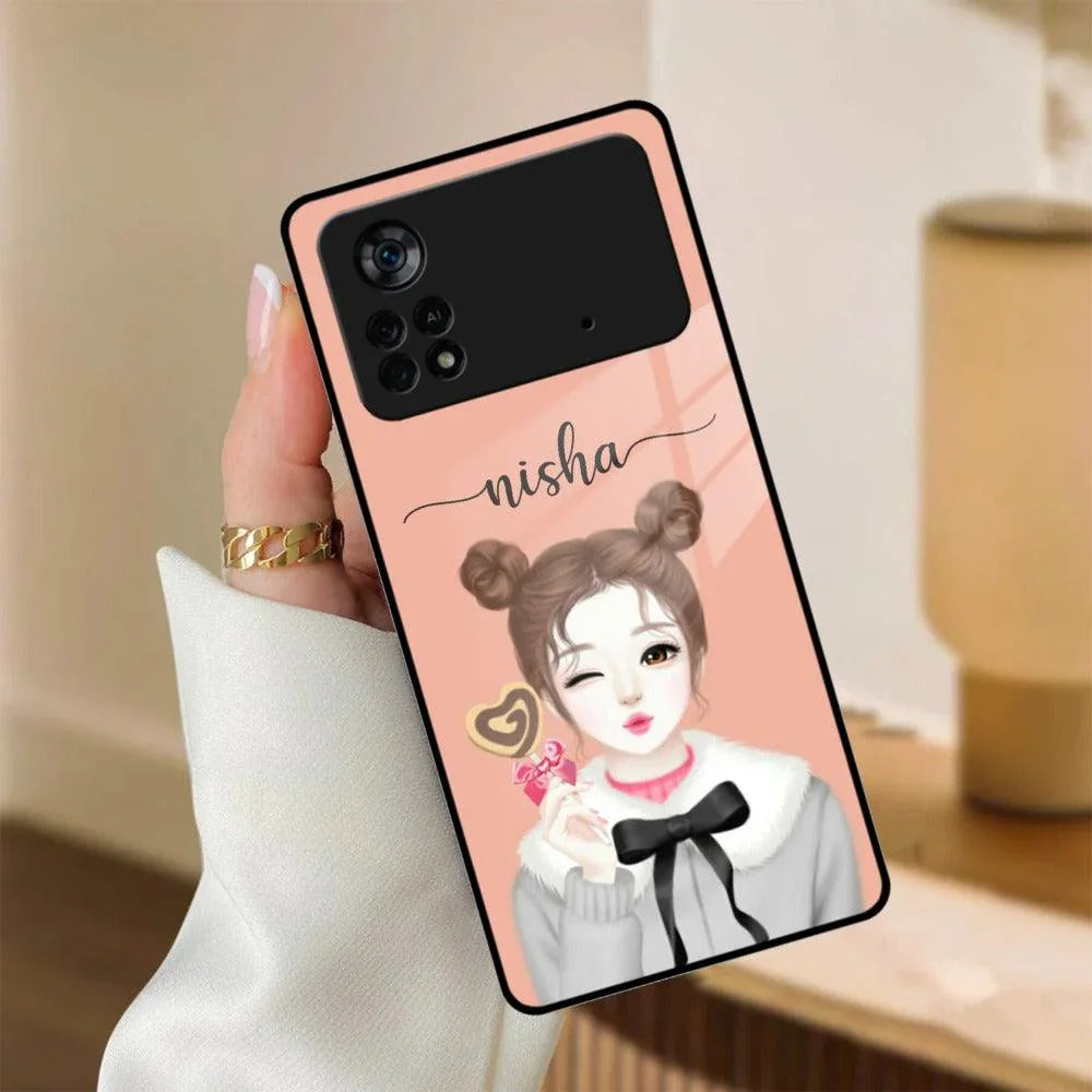 Candy Wink Customize Glass Case Cover For Poco - ShopOnCliQ