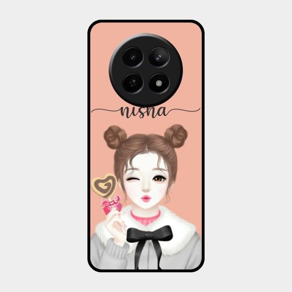 Candy Wink Customize Glass Case Cover For Realme 12 5G