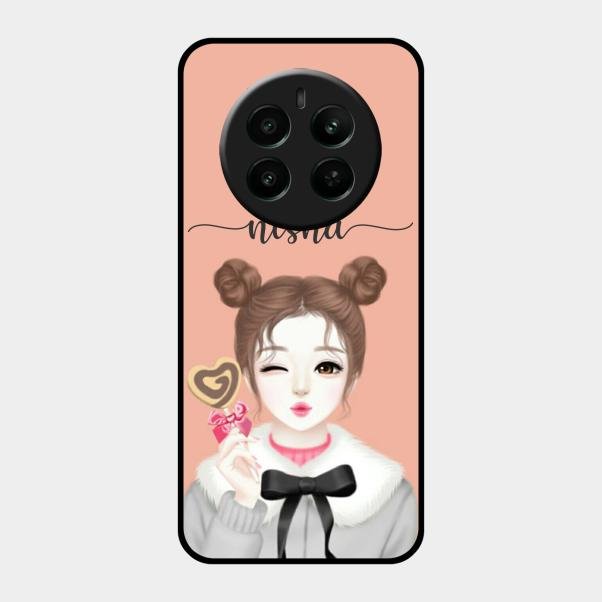 Candy Wink Customize Glass Case Cover For Realme 12 Plus 5G