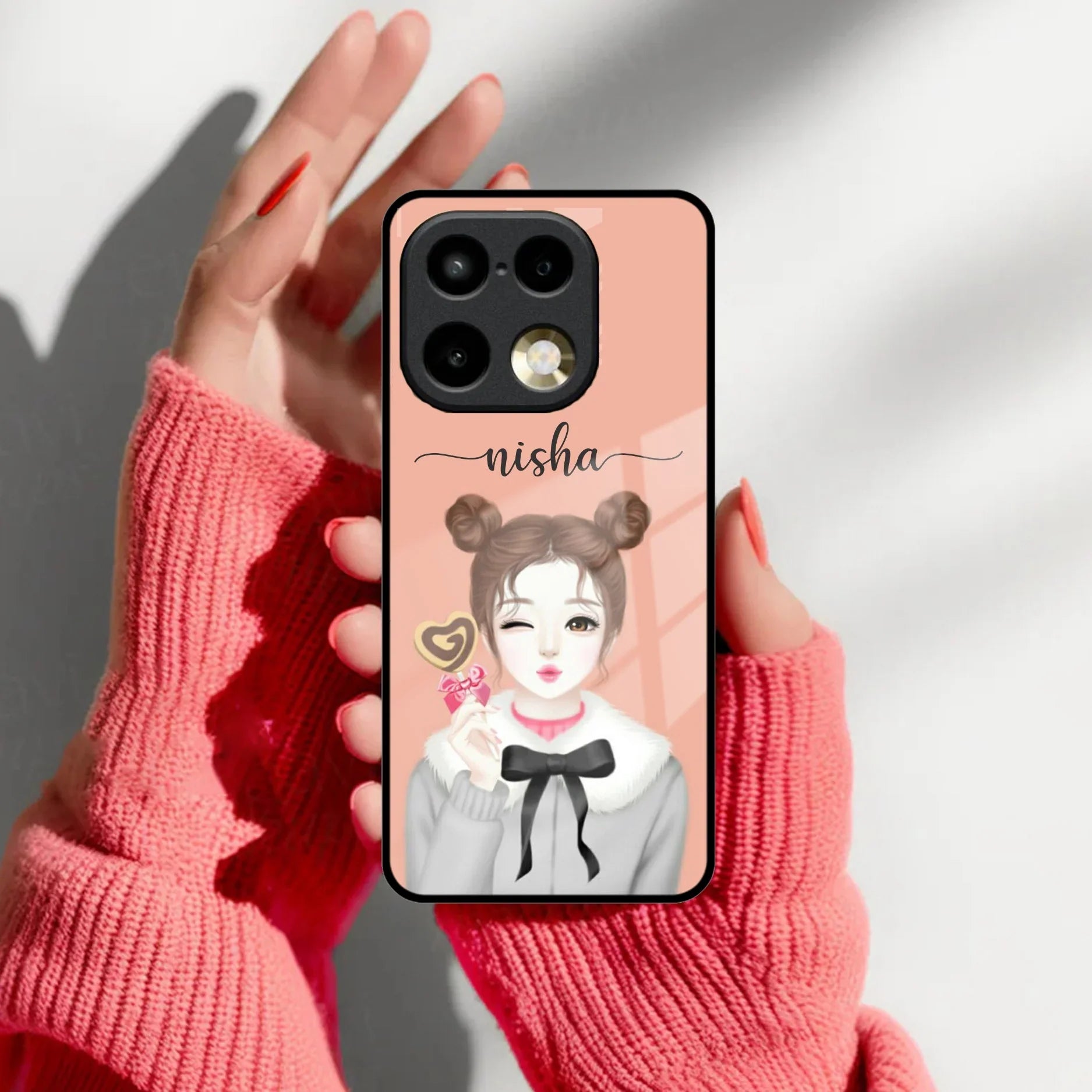 Travelogue Treasures Glass Case Cover For Realme/Narzo