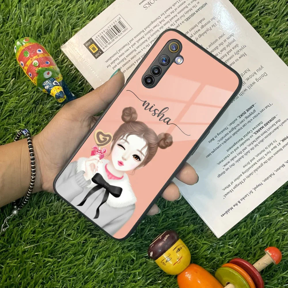 Candy Wink Customize Glass Case Cover For Realme/Narzo - ShopOnCliQ