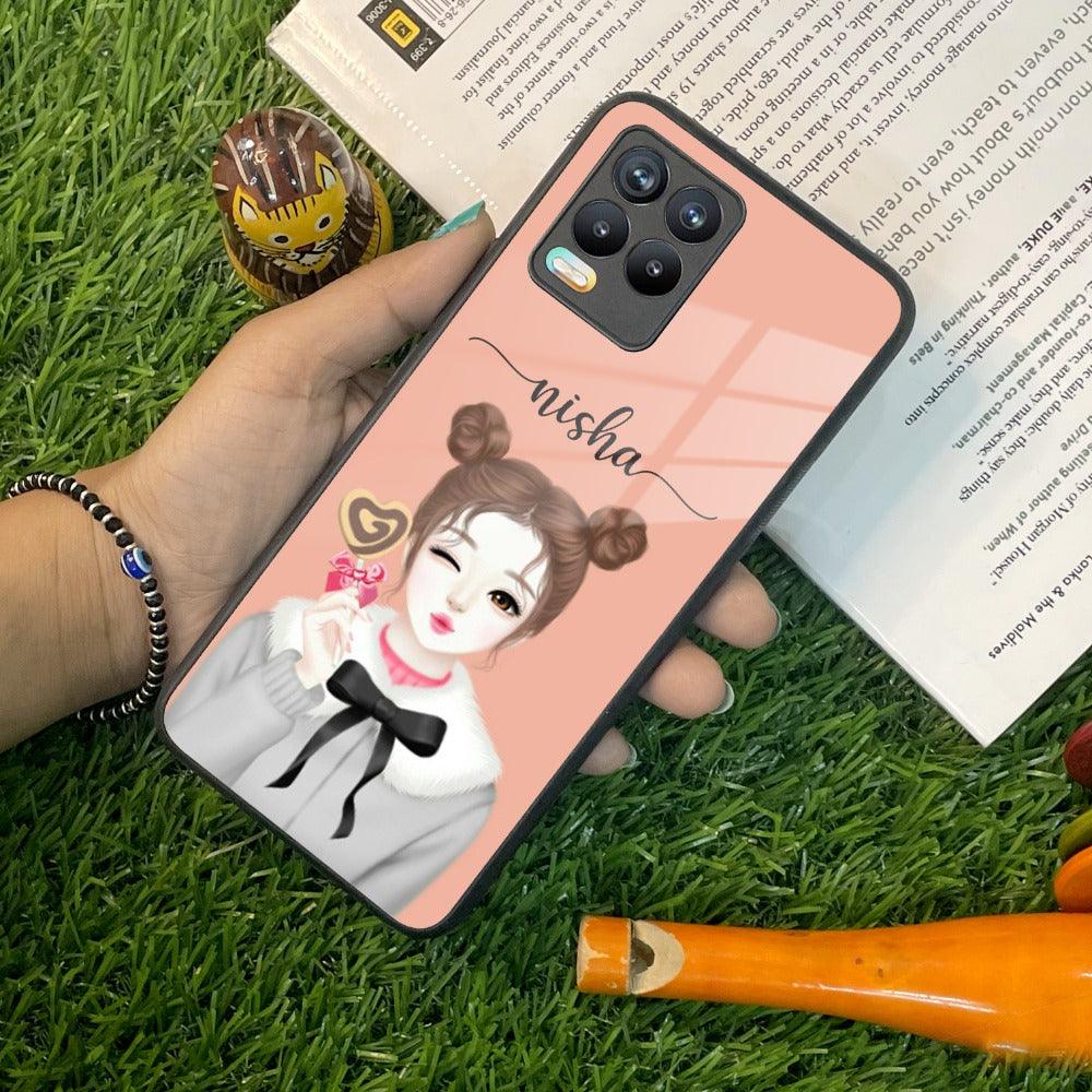 Candy Wink Customize Glass Case Cover For Realme/Narzo - ShopOnCliQ