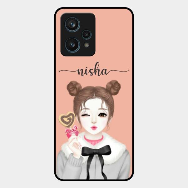 Candy Wink Customize Glass Case Cover For Realme 9 Pro Plus 5G