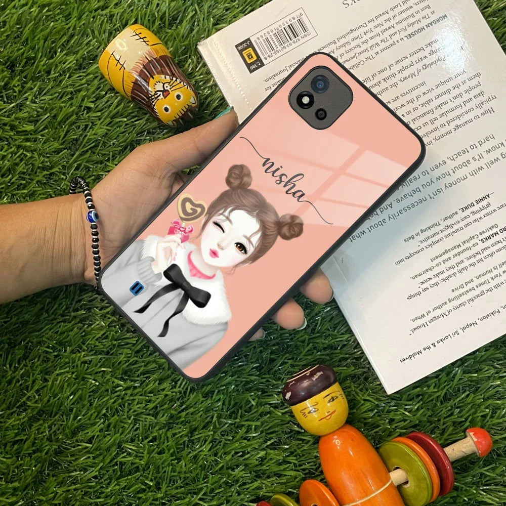 Candy Wink Customize Glass Case Cover For Realme/Narzo - ShopOnCliQ