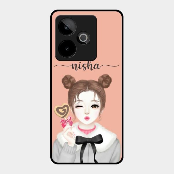 Candy Wink Customize Glass Case Cover For Realme Gt 7 5G