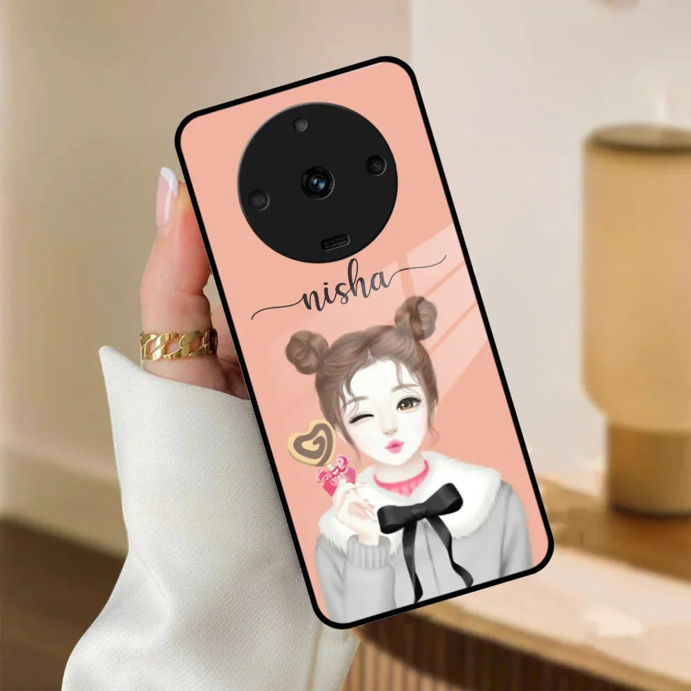 Candy Wink Customize Glass Case Cover For Realme/Narzo - ShopOnCliQ