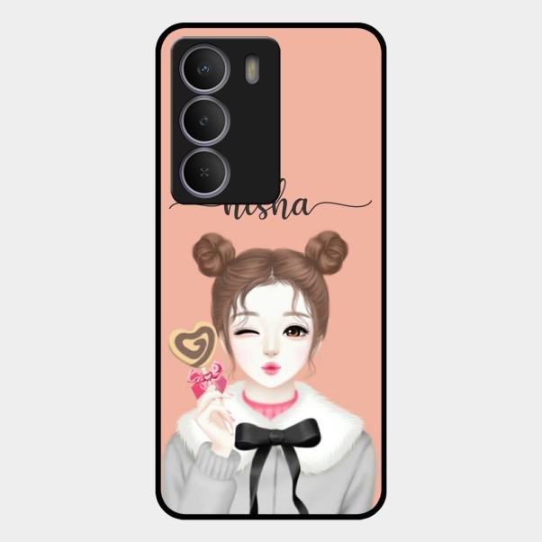 Candy Wink Customize Glass Case Cover For Realme P3 Lite 5G
