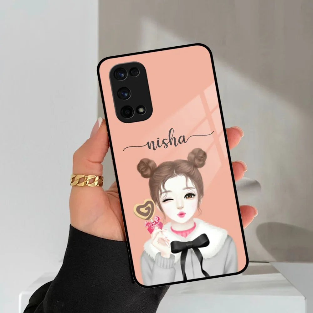 Candy Wink Customize Glass Case Cover For Realme/Narzo - ShopOnCliQ