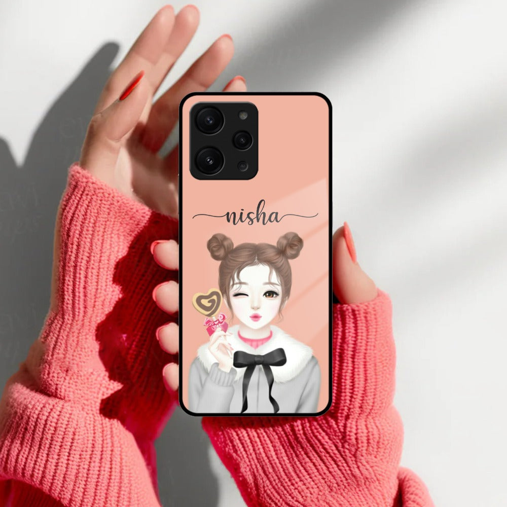 Candy Wink Customize Glass Case Cover For Redmi/Xiaomi