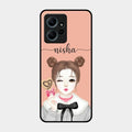 Candy Wink Customize Glass Case Cover For Redmi Note 12 4G