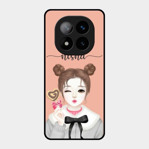Candy Wink Customize Glass Case Cover For Redmi Note 14 Pro Plus 5G