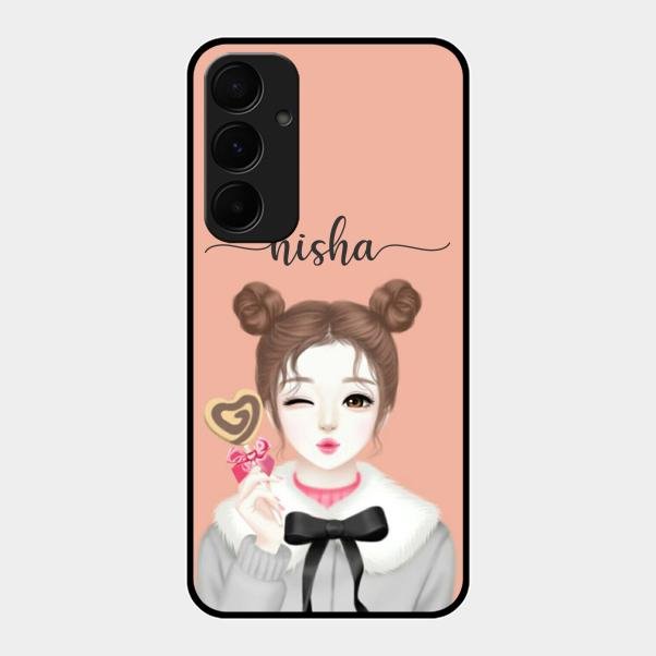 Candy Wink Customize Glass Case Cover For Samsung Galaxy A35 5G