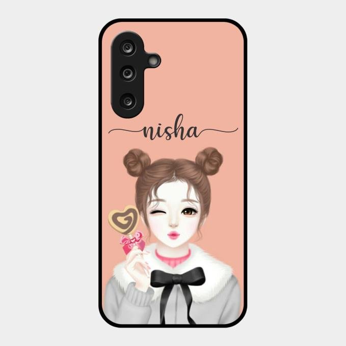 Candy Wink Customize Glass Case Cover For Samsung Galaxy M55S 5G