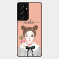 Candy Wink Customize Glass Case Cover For Samsung Galaxy S21 Ultra