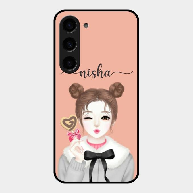 Candy Wink Customize Glass Case Cover For Samsung Galaxy S23 5G