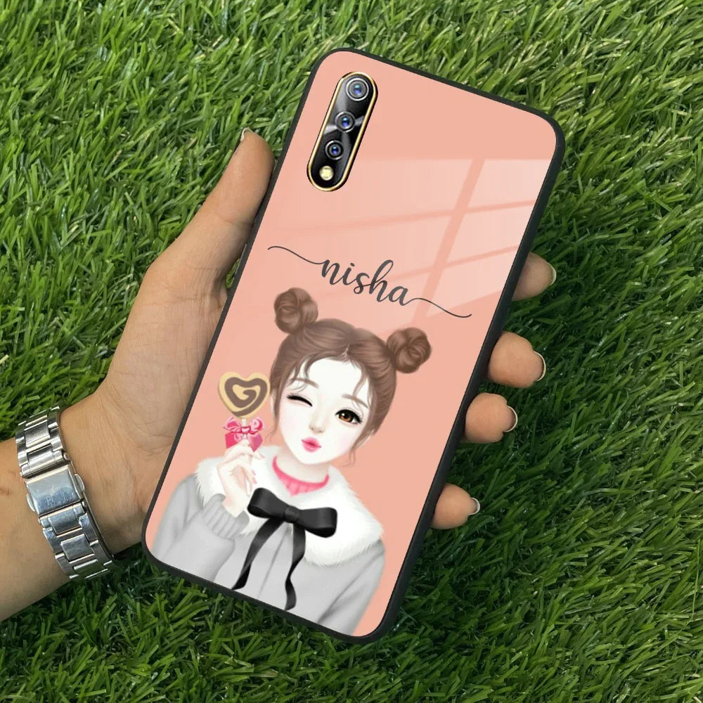 Candy Wink Customize Glass Case Cover For Vivo - ShopOnCliQ