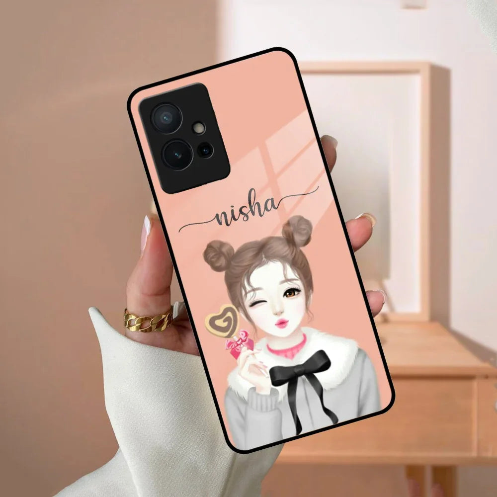 Candy Wink Customize Glass Case Cover For Vivo - ShopOnCliQ