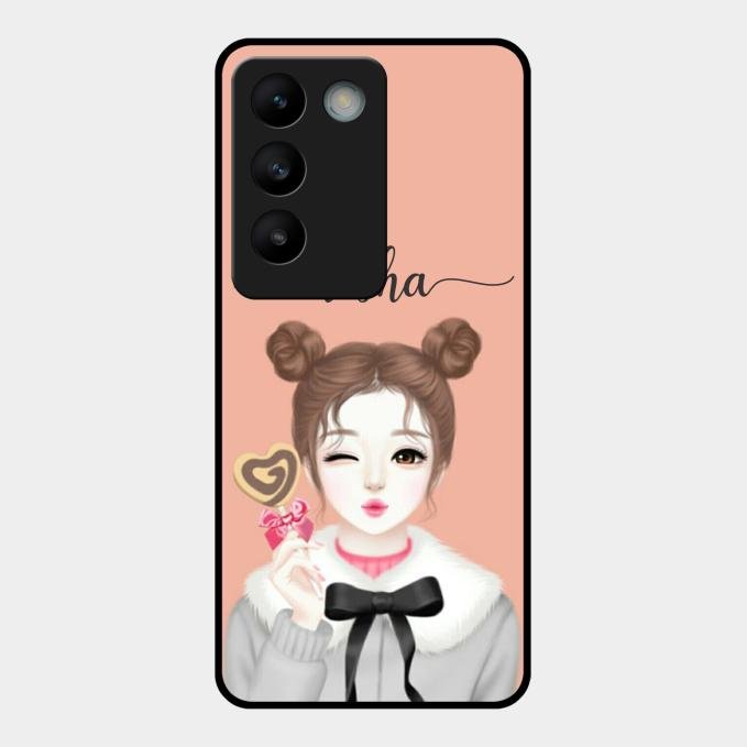 Candy Wink Customize Glass Case Cover For Vivo T3 5G