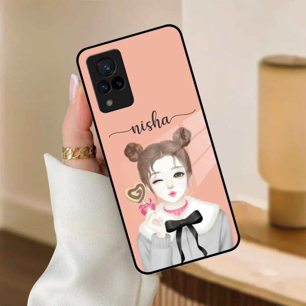 Candy Wink Customize Glass Case Cover For Vivo - ShopOnCliQ