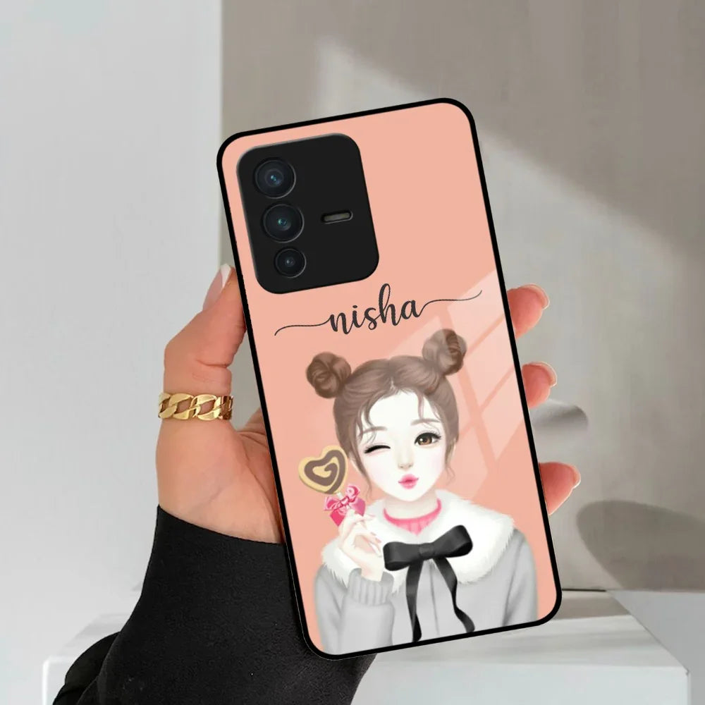 Candy Wink Customize Glass Case Cover For Vivo - ShopOnCliQ