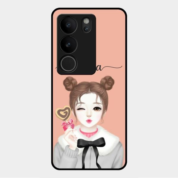 Candy Wink Customize Glass Case Cover For Vivo V29 Pro 5G