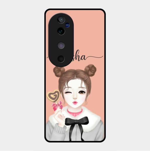 Candy Wink Customize Glass Case Cover For Vivo V40 5G