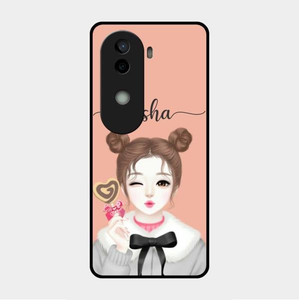 Candy Wink Customize Glass Case Cover For Vivo V40E 5G