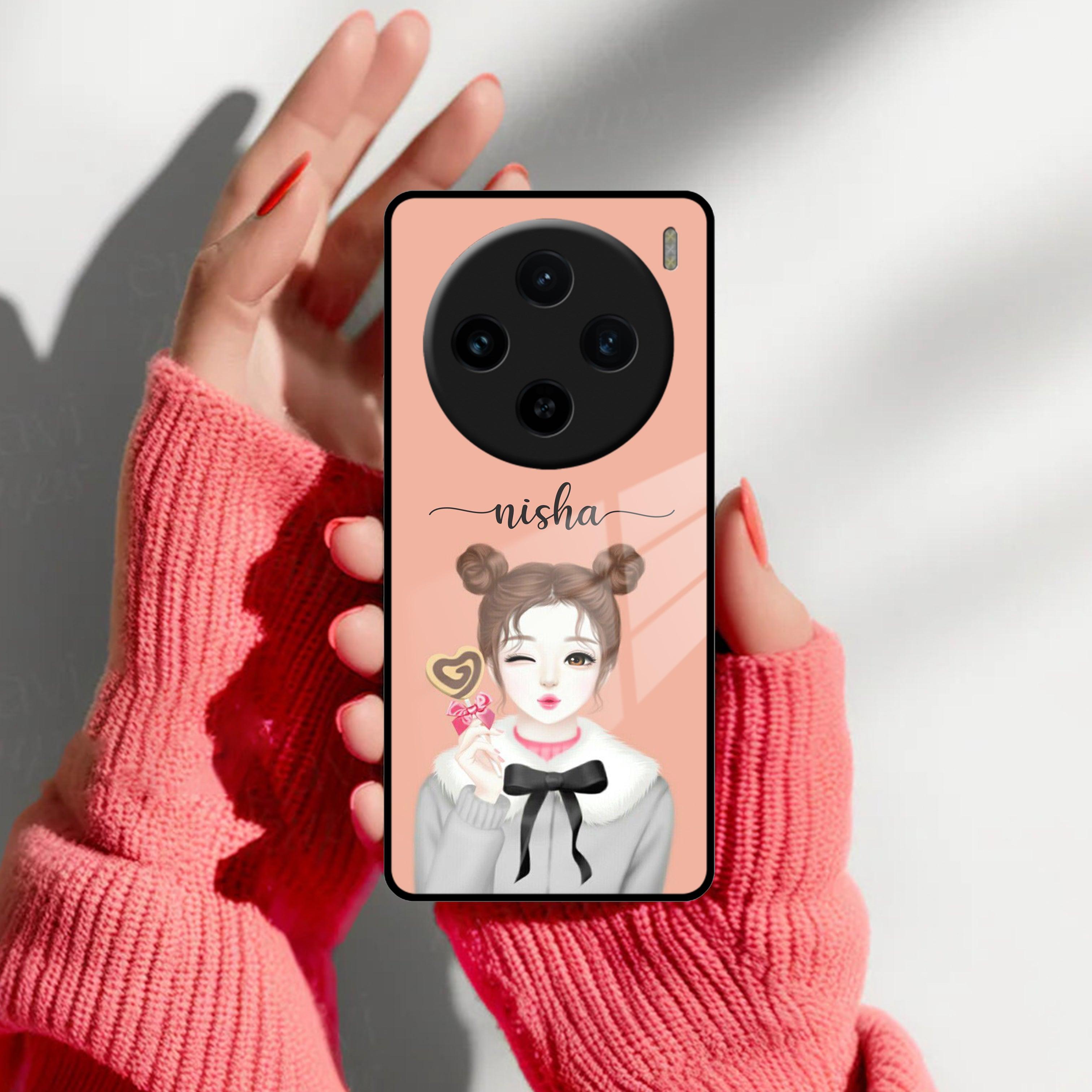 Candy Wink Customize Glass Case Cover For Vivo - ShopOnCliQ