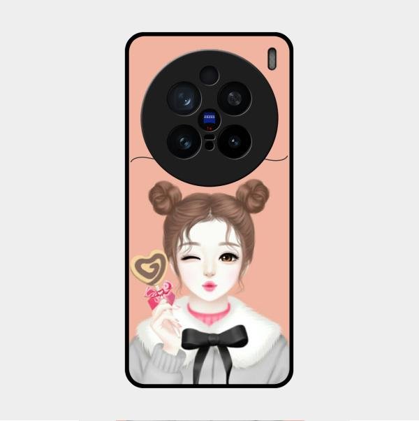 Candy Wink Customize Glass Case Cover For Vivo X200 Pro 5G