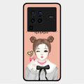 Candy Wink Customize Glass Case Cover For Vivo X80 Pro 5G