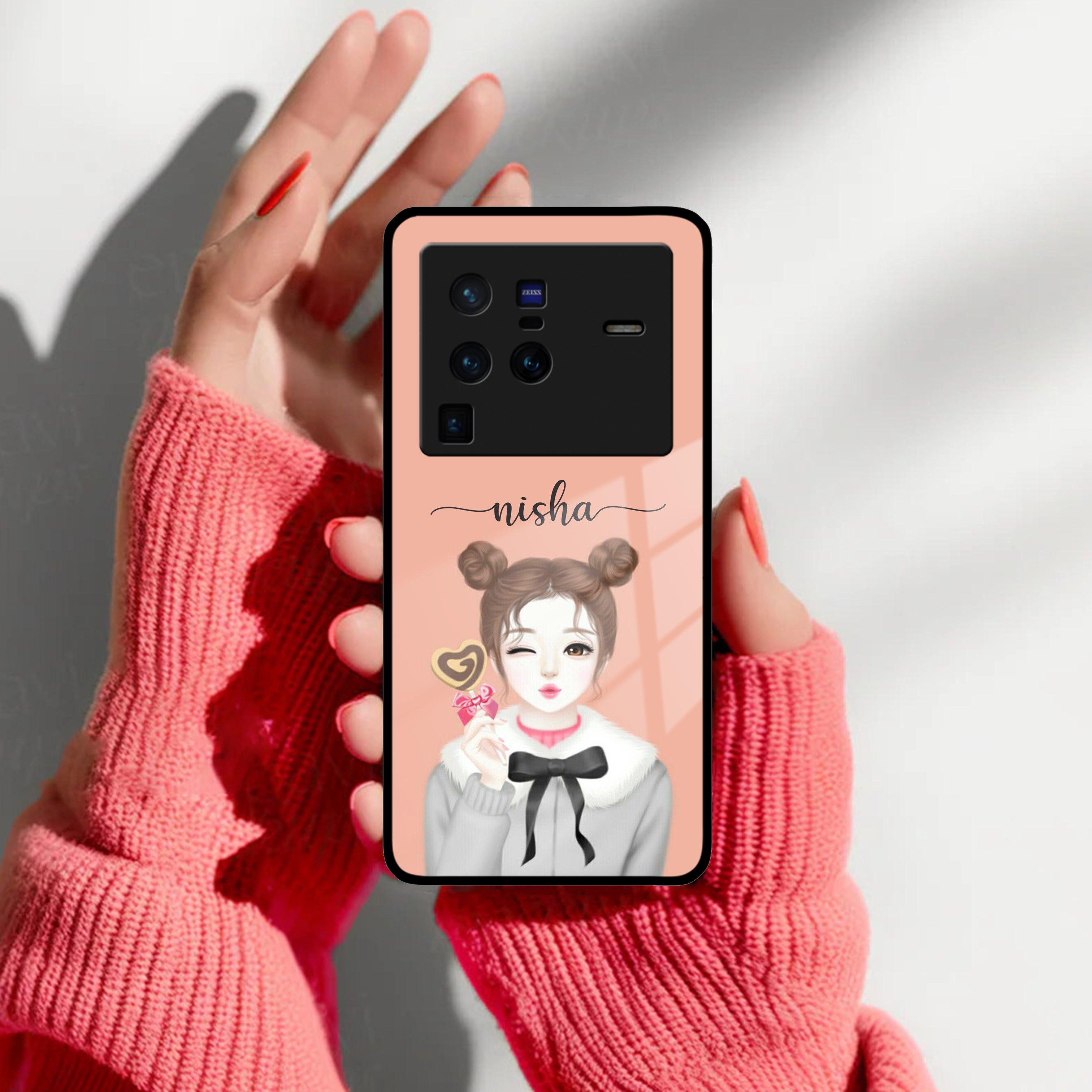 Candy Wink Customize Glass Case Cover For Vivo - ShopOnCliQ