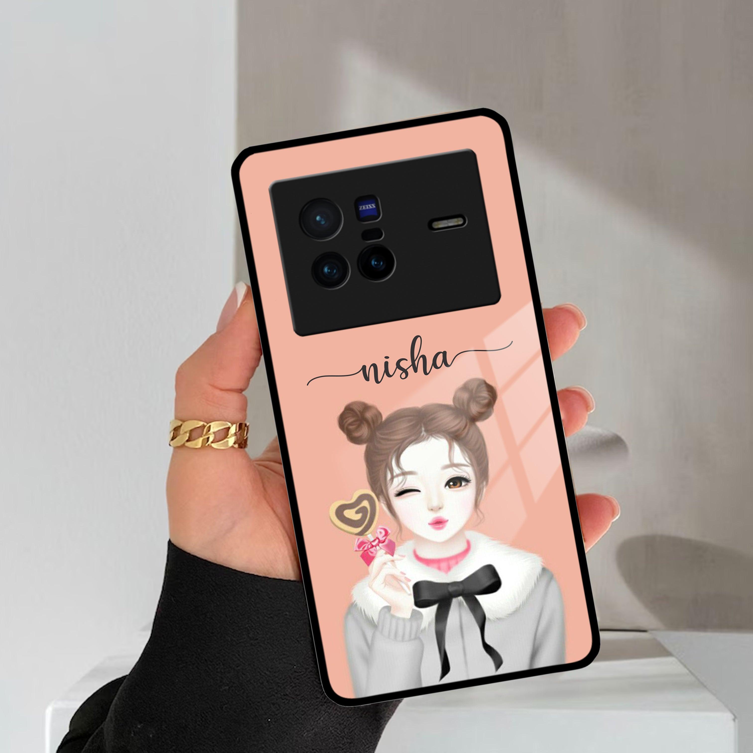 Candy Wink Customize Glass Case Cover For Vivo - ShopOnCliQ
