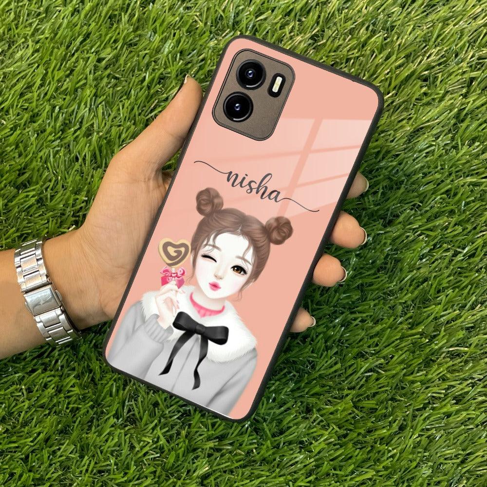 Candy Wink Customize Glass Case Cover For Vivo - ShopOnCliQ