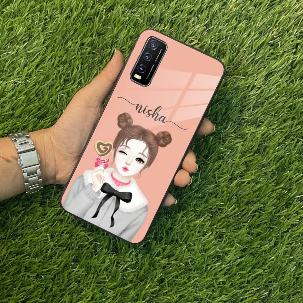 Candy Wink Customize Glass Case Cover For Vivo - ShopOnCliQ