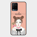 Candy Wink Customize Glass Case Cover For Vivo Y33S