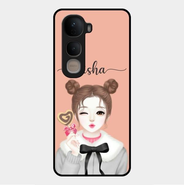 Candy Wink Customize Glass Case Cover For Vivo Y400 5G