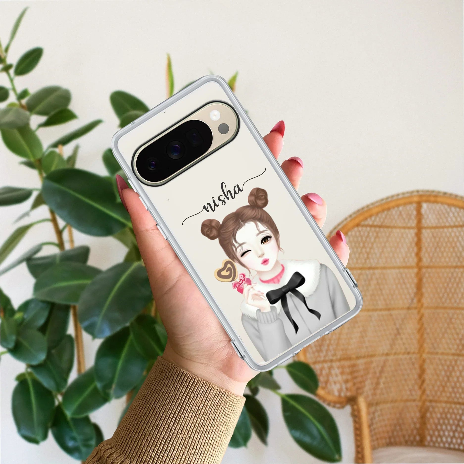 Candy Wink Customize Transparent Silicon Case For Google Pixel 10 Pro