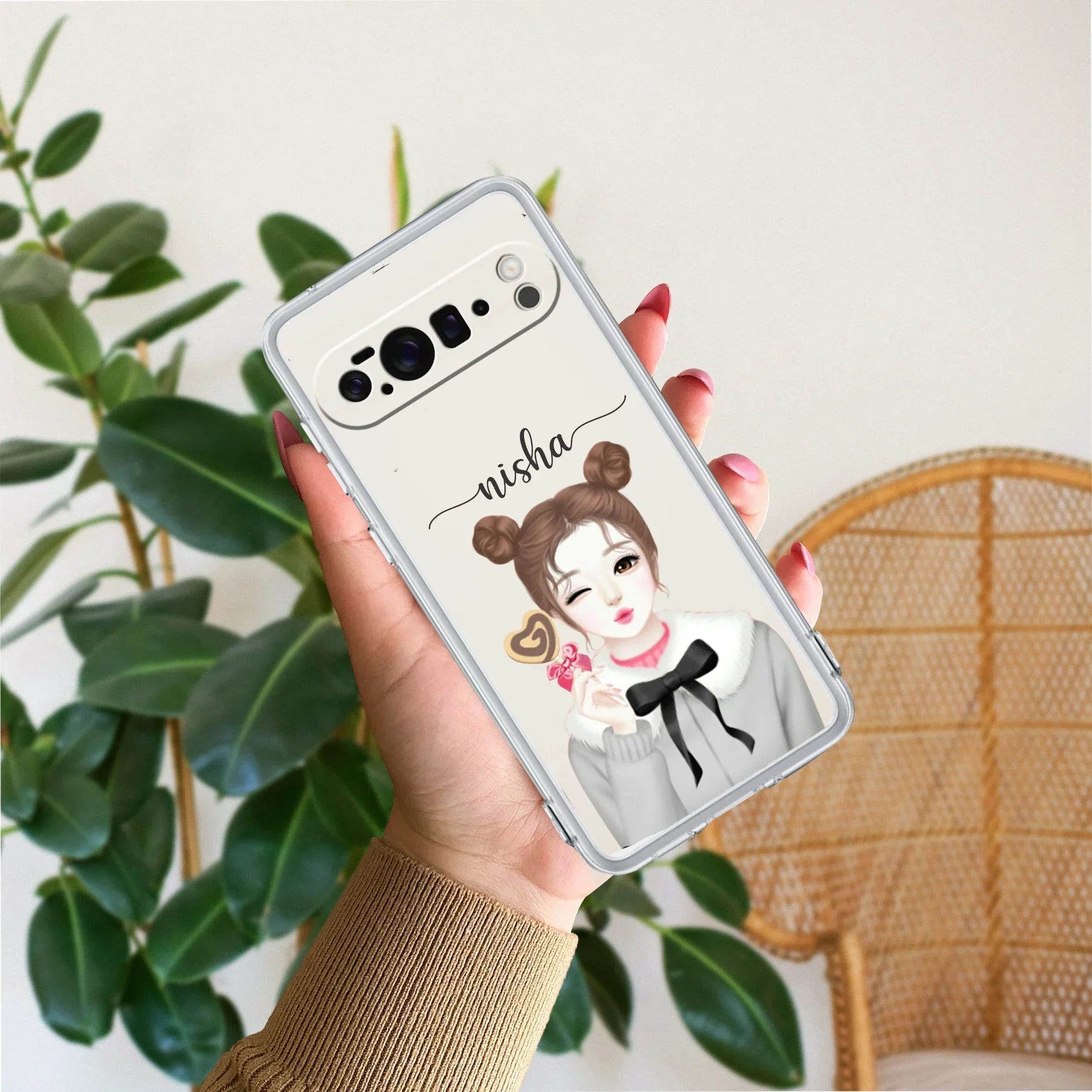 Candy Wink Customize Transparent Silicon Case For Google Pixel 10 Pro XL