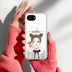 Candy Wink Customize Anti Yellow Clear Case For iPhone 16e