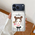 Candy Wink Customize Transparent Silicon Case For iPhone 17 Pro