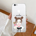 Candy Wink Customize Transparent Silicon Case For iPhone 7 / iPhone 8 / iPhone Se 2020
