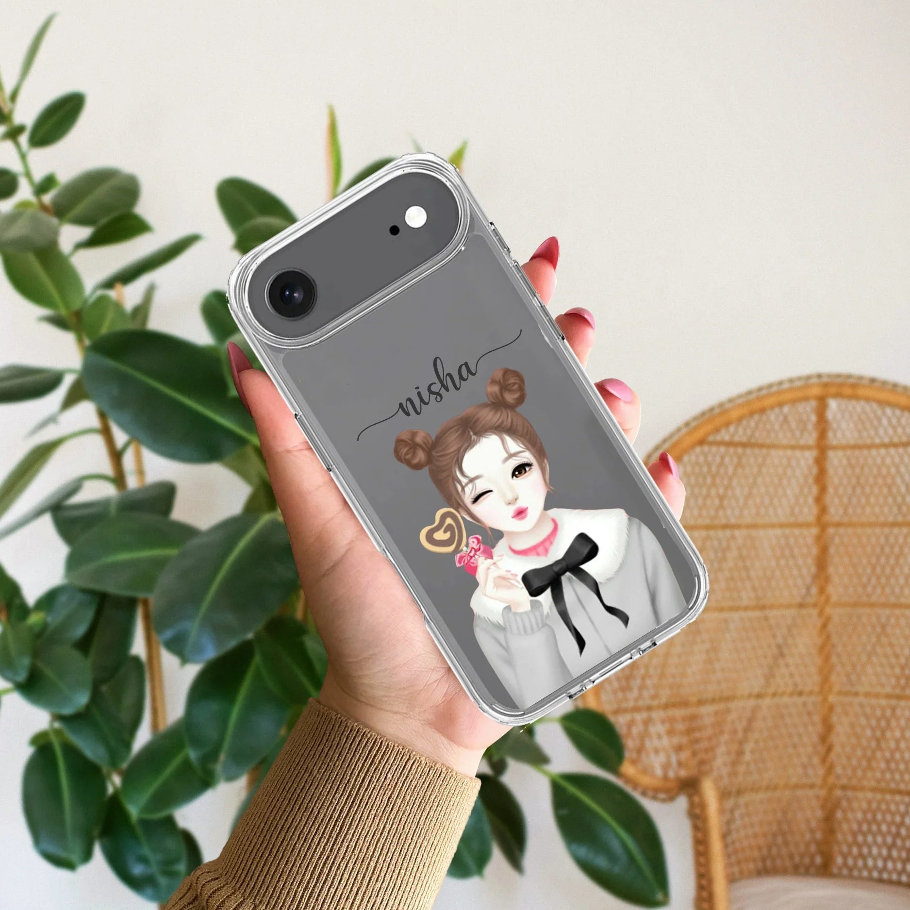Candy Wink Customize Transparent Silicon Case For iPhone - ShopOnCliQ