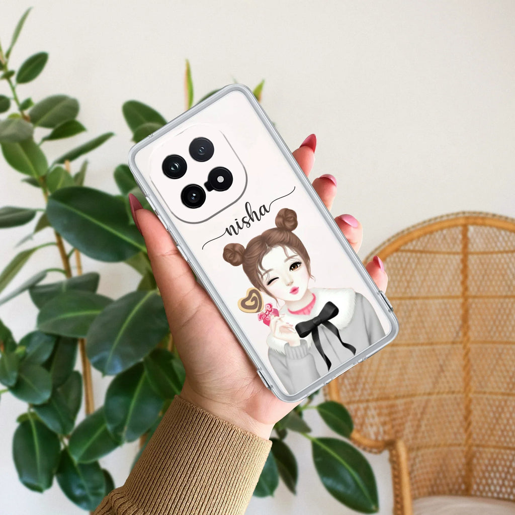 Candy Wink Customize Transparent Silicon Case For iQOO 15 5G