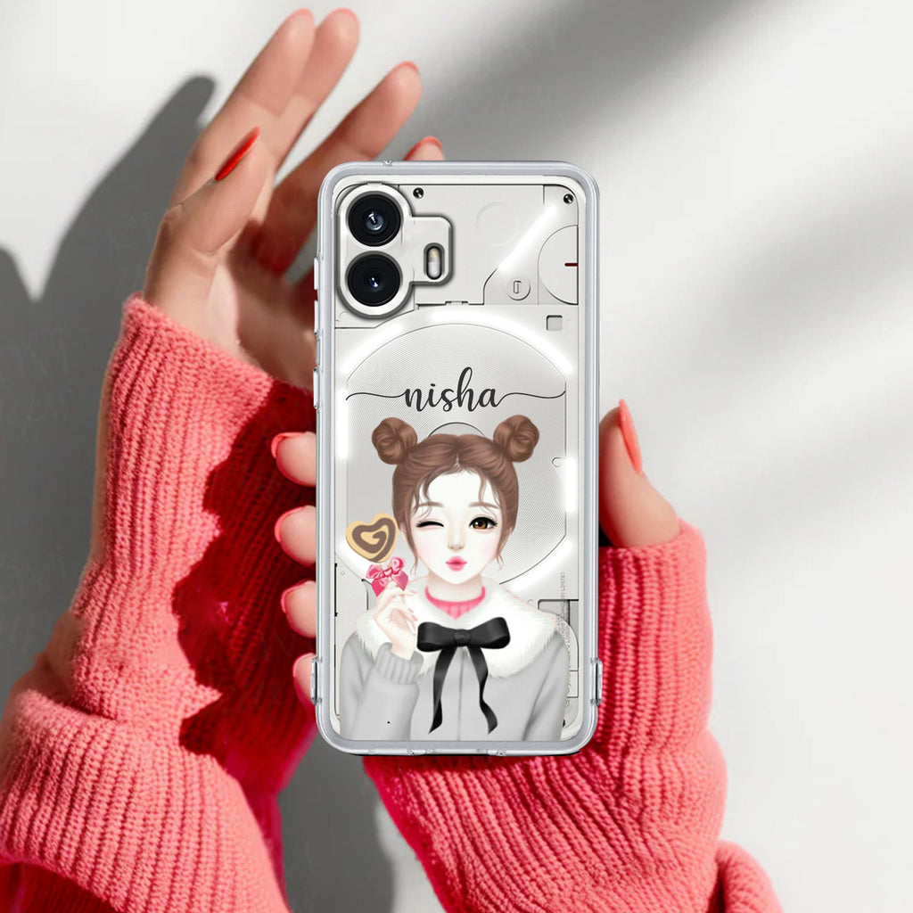 Candy Wink Customize Anti Yellow Case For Nothing Phone 2