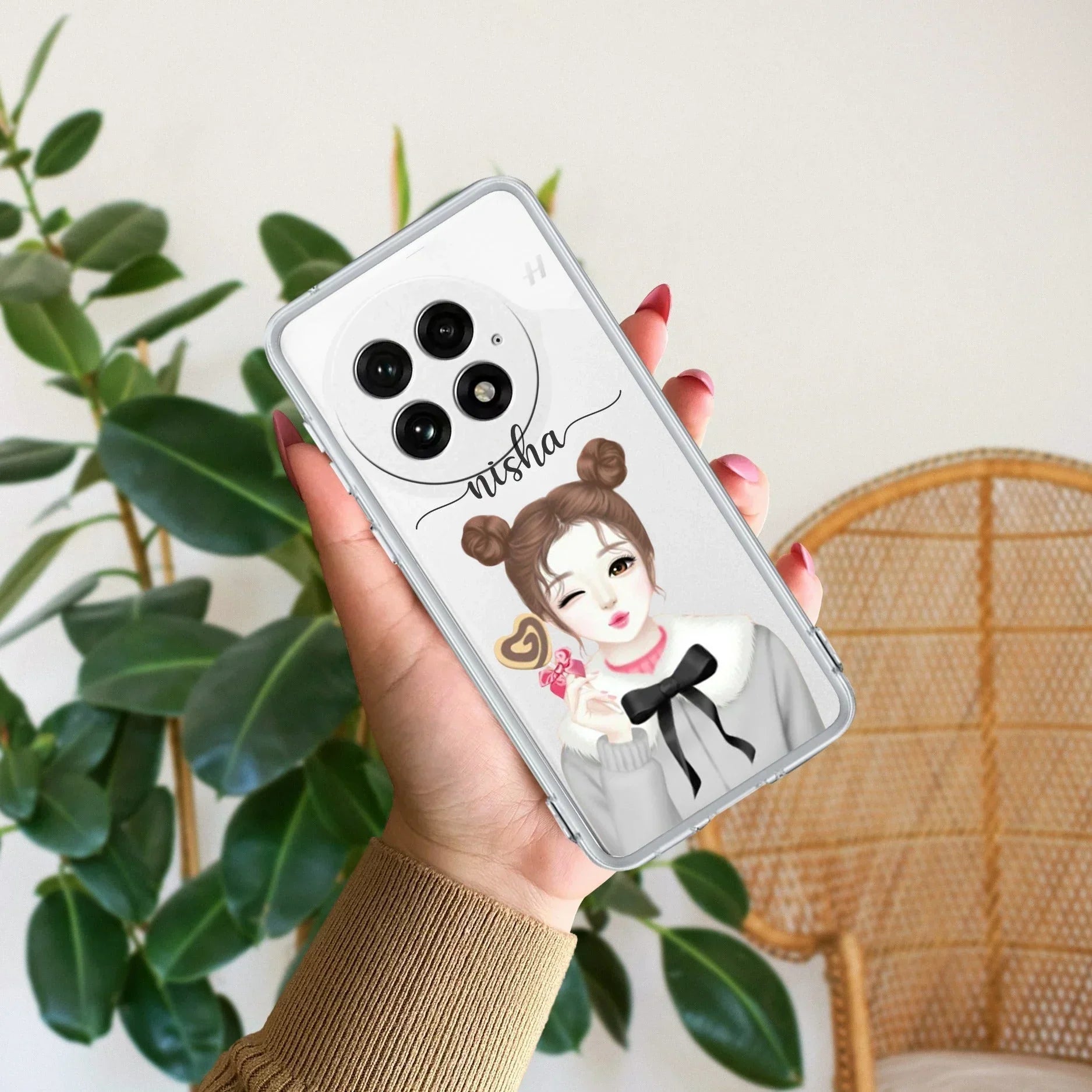 Candy Wink Customize Transparent Silicon Case For OnePlus - ShopOnCliQ