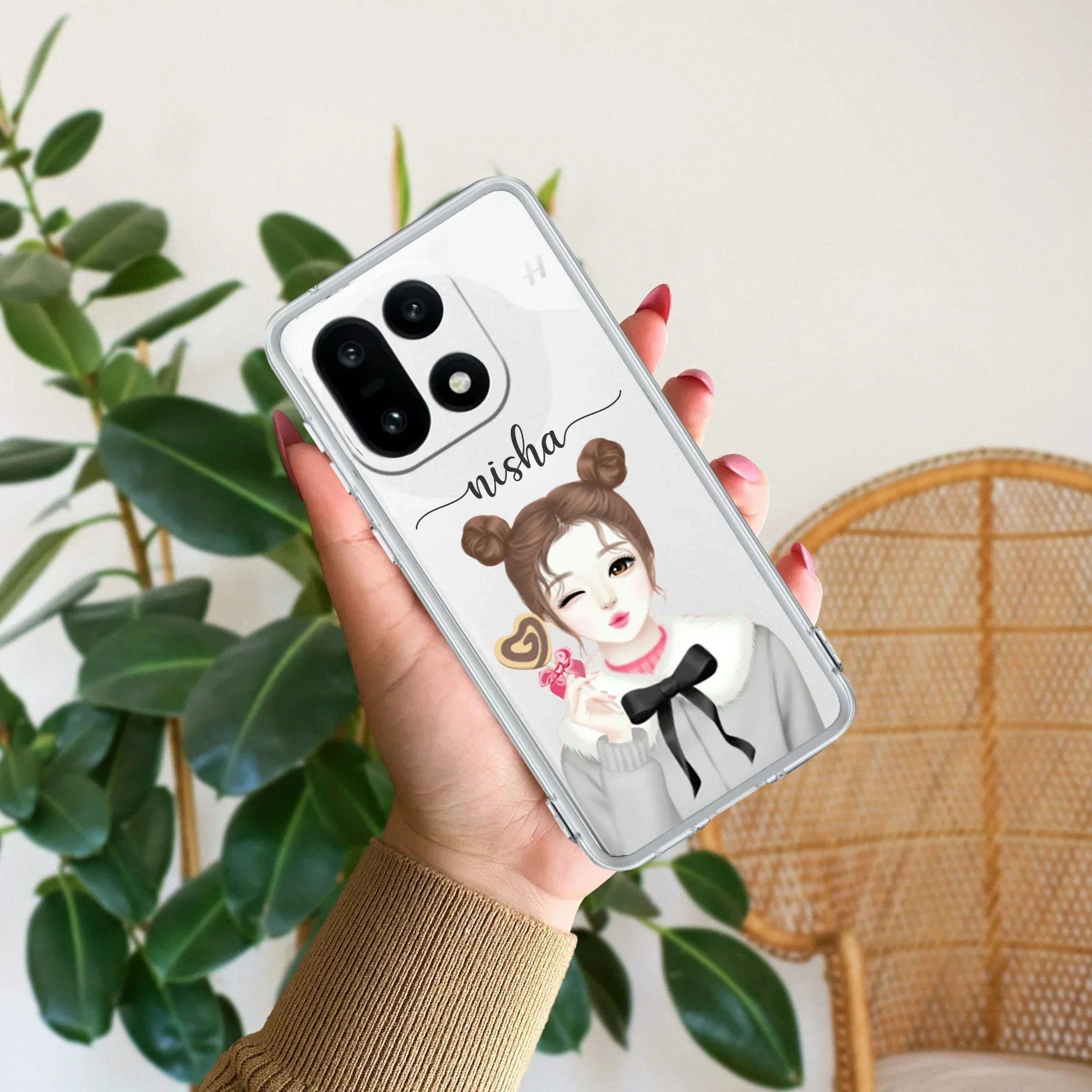 Candy Wink Customize Transparent Silicon Case For OnePlus 15 5G