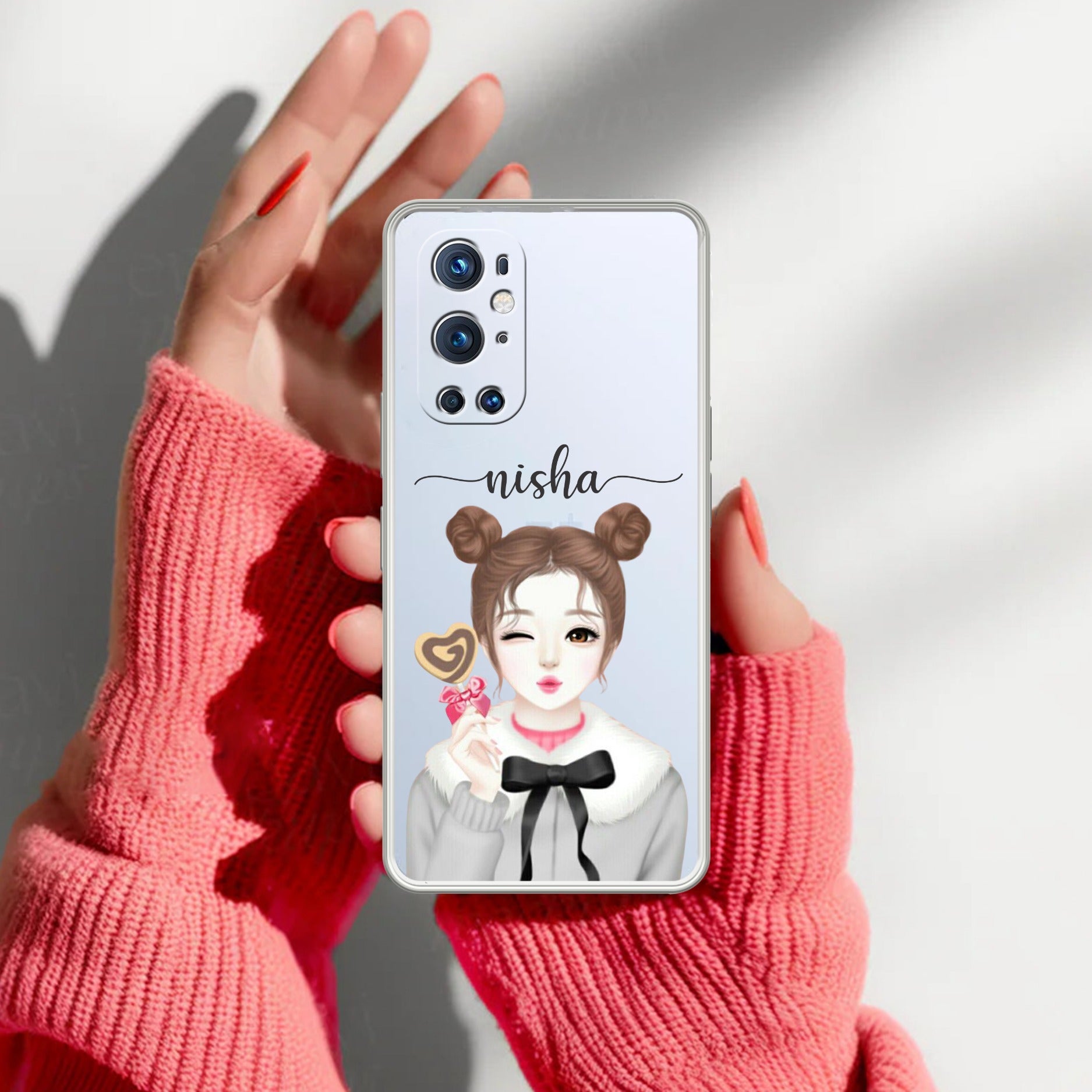 Candy Wink Customize Transparent Silicon Case For OnePlus