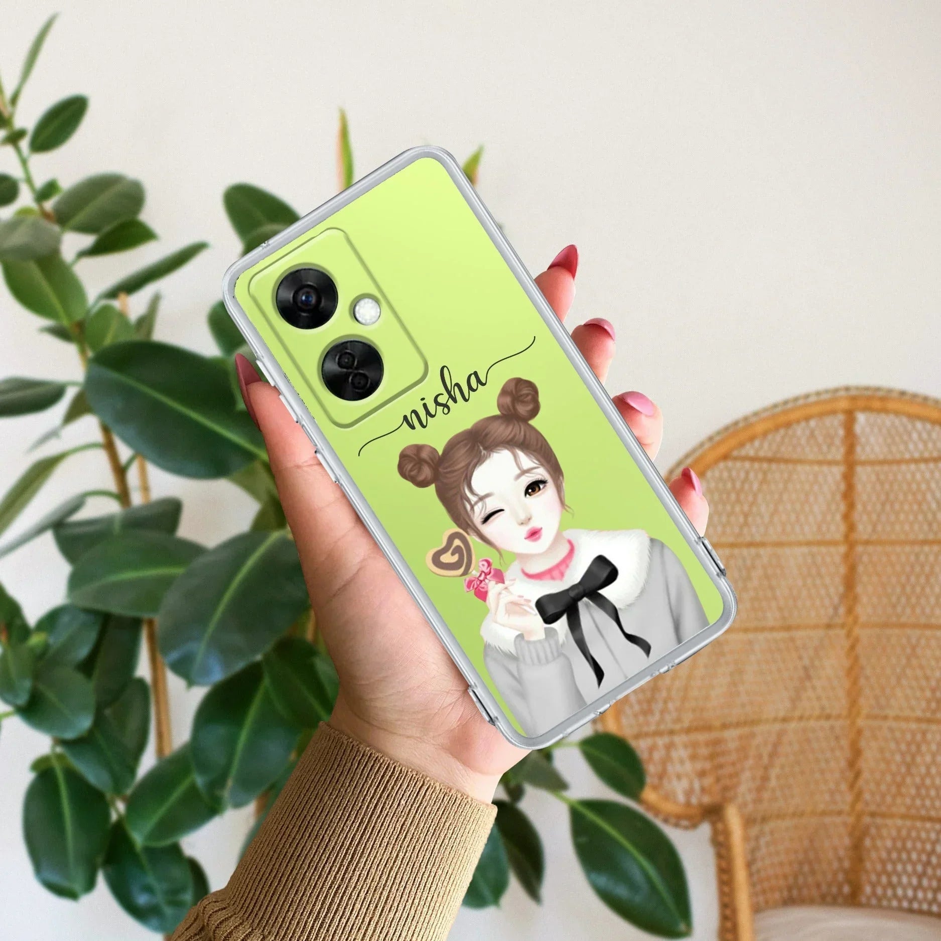 Candy Wink Customize Transparent Silicon Case For OnePlus - ShopOnCliQ
